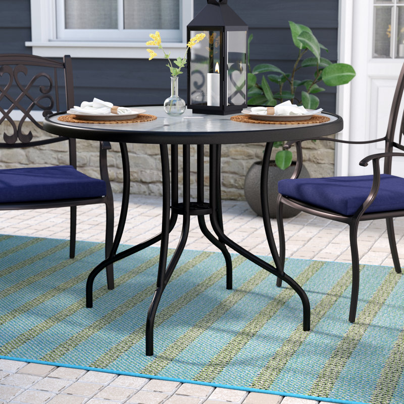 Red Barrel Studio® Jame Glass Dining Table & Reviews Wayfair